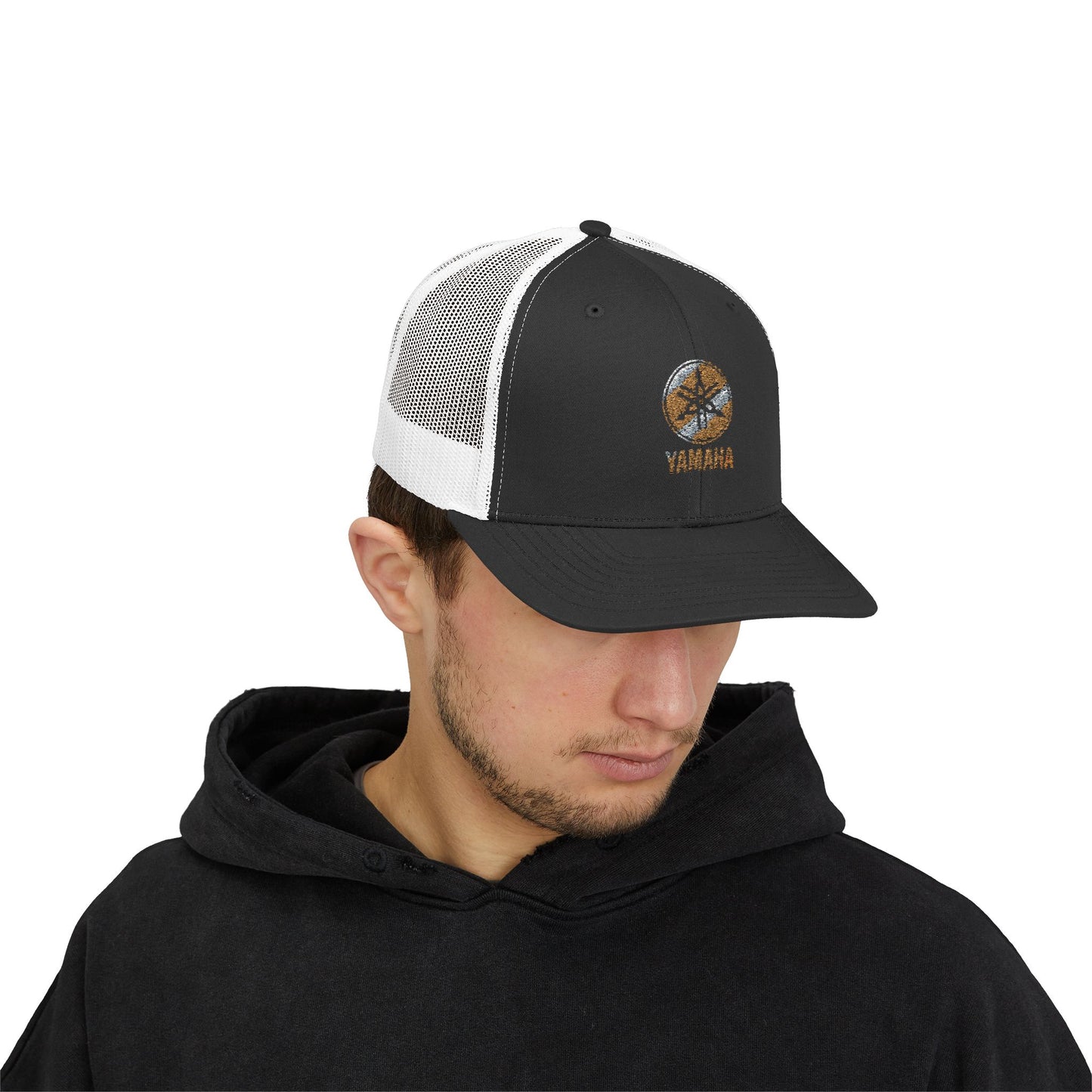 Peace Love Snapback Trucker Cap | Trendy Hat for Outdoor Enthusiasts, Perfect for Festivals, Road Trips, and Everyday Style