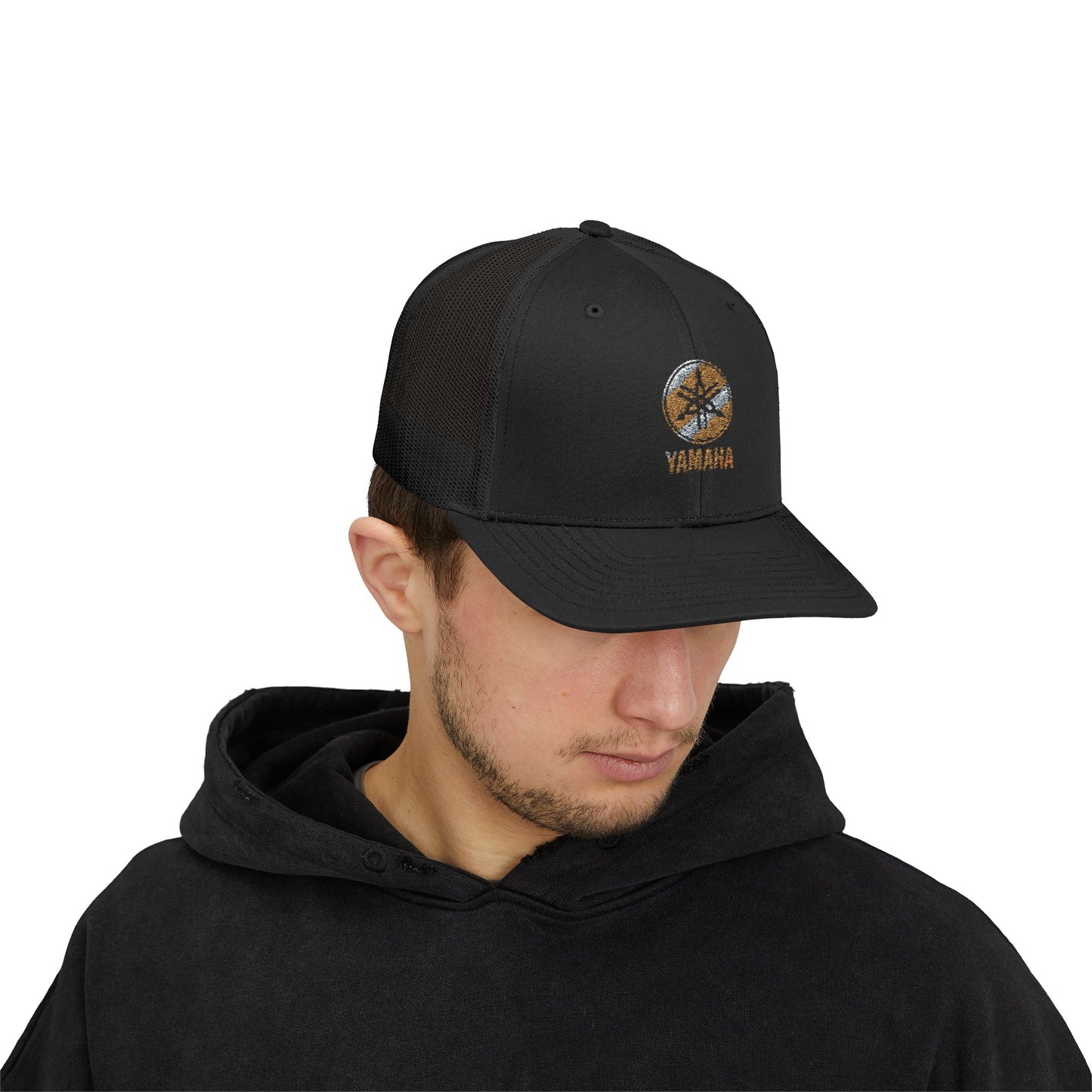 Peace Love Snapback Trucker Cap | Trendy Hat for Outdoor Enthusiasts, Perfect for Festivals, Road Trips, and Everyday Style
