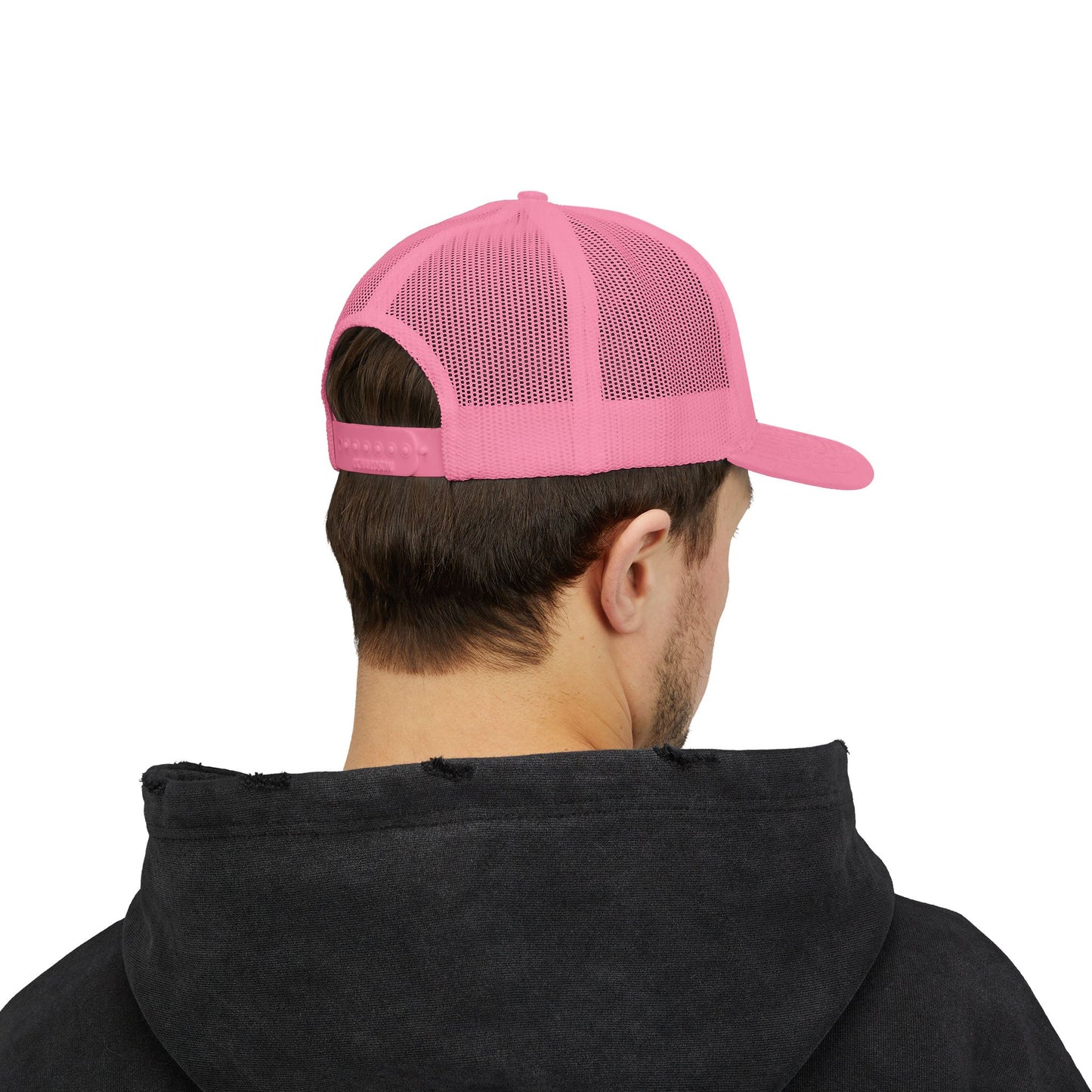 Peace Love Snapback Trucker Cap | Trendy Hat for Outdoor Enthusiasts, Perfect for Festivals, Road Trips, and Everyday Style
