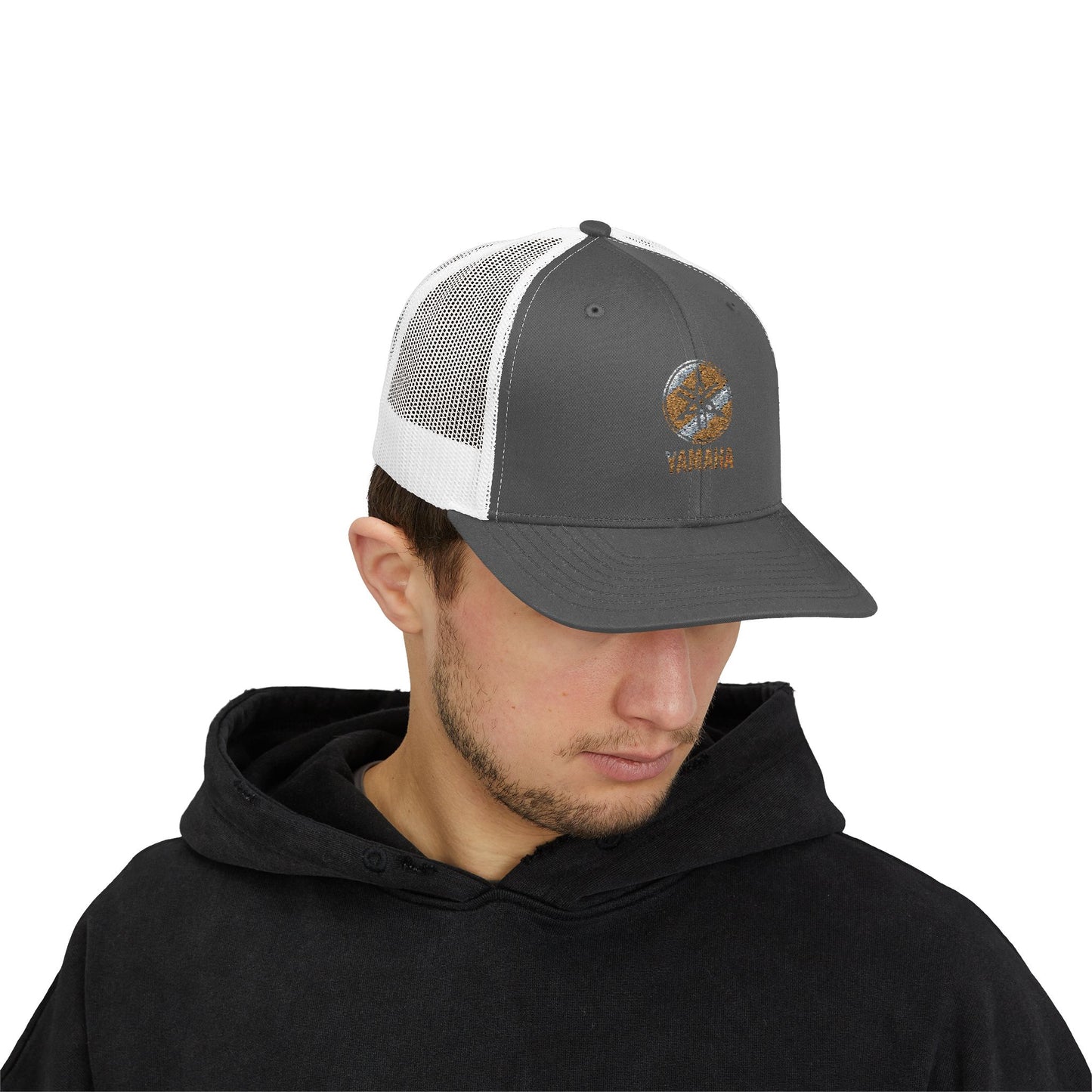 Peace Love Snapback Trucker Cap | Trendy Hat for Outdoor Enthusiasts, Perfect for Festivals, Road Trips, and Everyday Style
