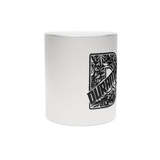 Metallic Mug with Intricate Design, Elegant Gift for Coffee Lovers, Silver/Gold Finish, Perfect for Home or Office, Unique Tea Mug, [...]