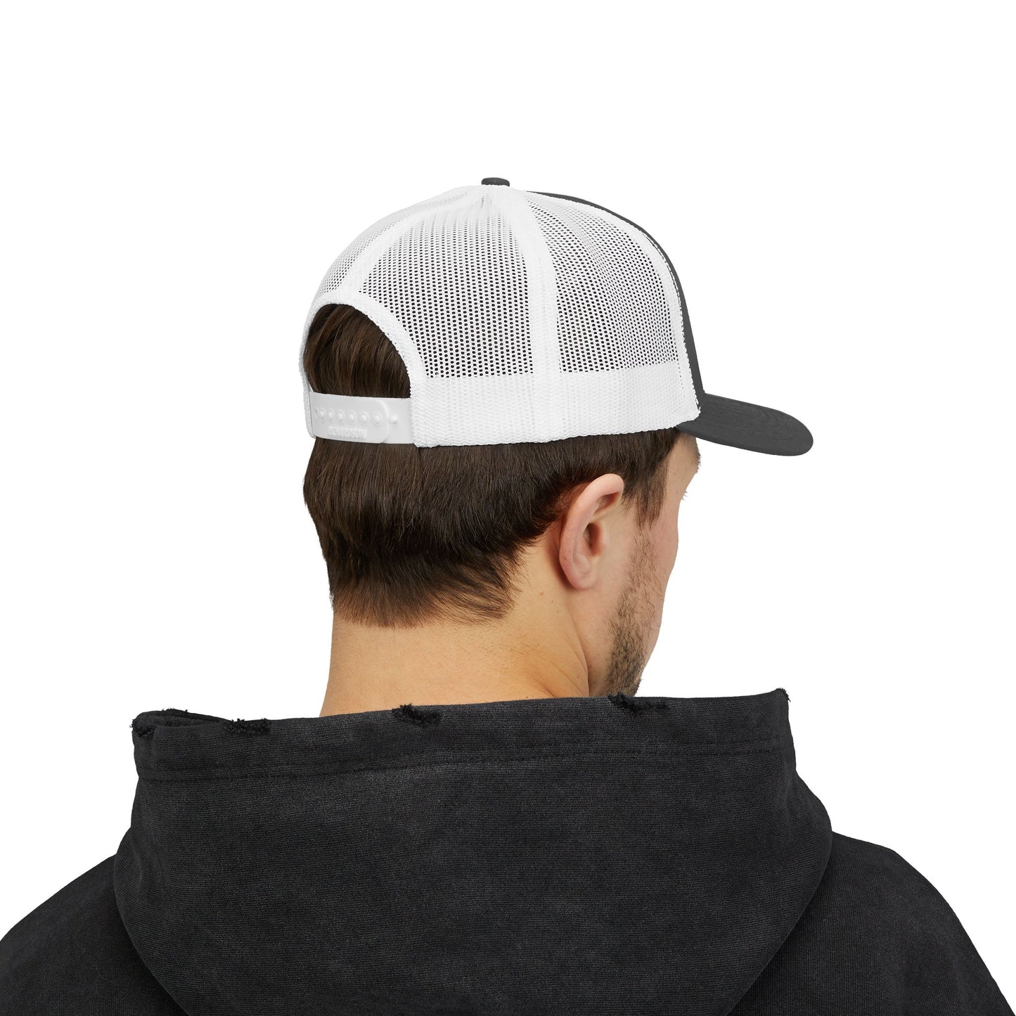 Peace Love Snapback Trucker Cap | Trendy Hat for Outdoor Enthusiasts, Perfect for Festivals, Road Trips, and Everyday Style
