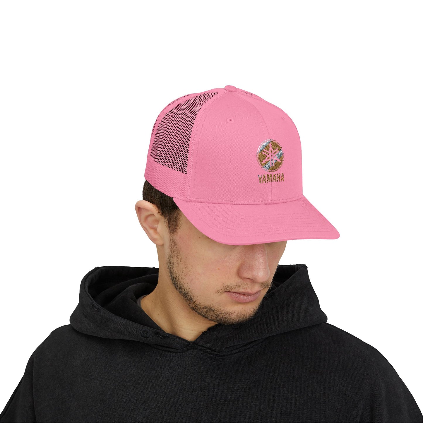 Peace Love Snapback Trucker Cap | Trendy Hat for Outdoor Enthusiasts, Perfect for Festivals, Road Trips, and Everyday Style